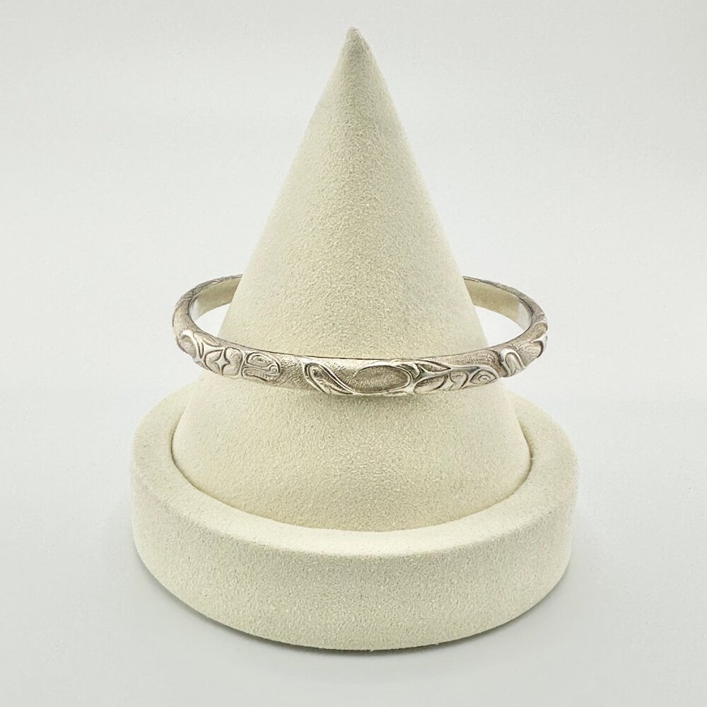 David Yurman Northwest Cuff Bracelet in Sterling Silver - 5mm - Size Large
